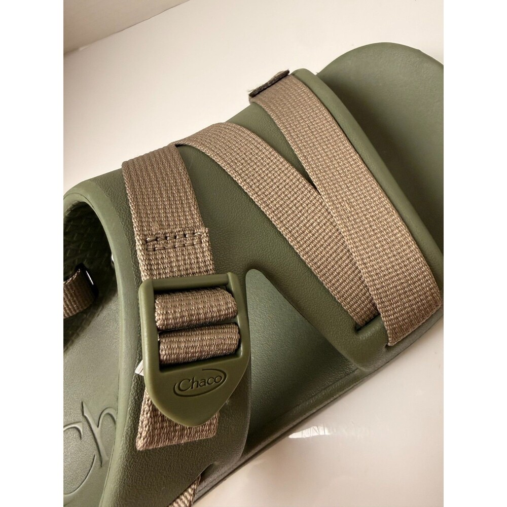 Chaco Chillos Sport Sandals Moss Green Men's 8 Adjustable Straps - Picture 7 of 13